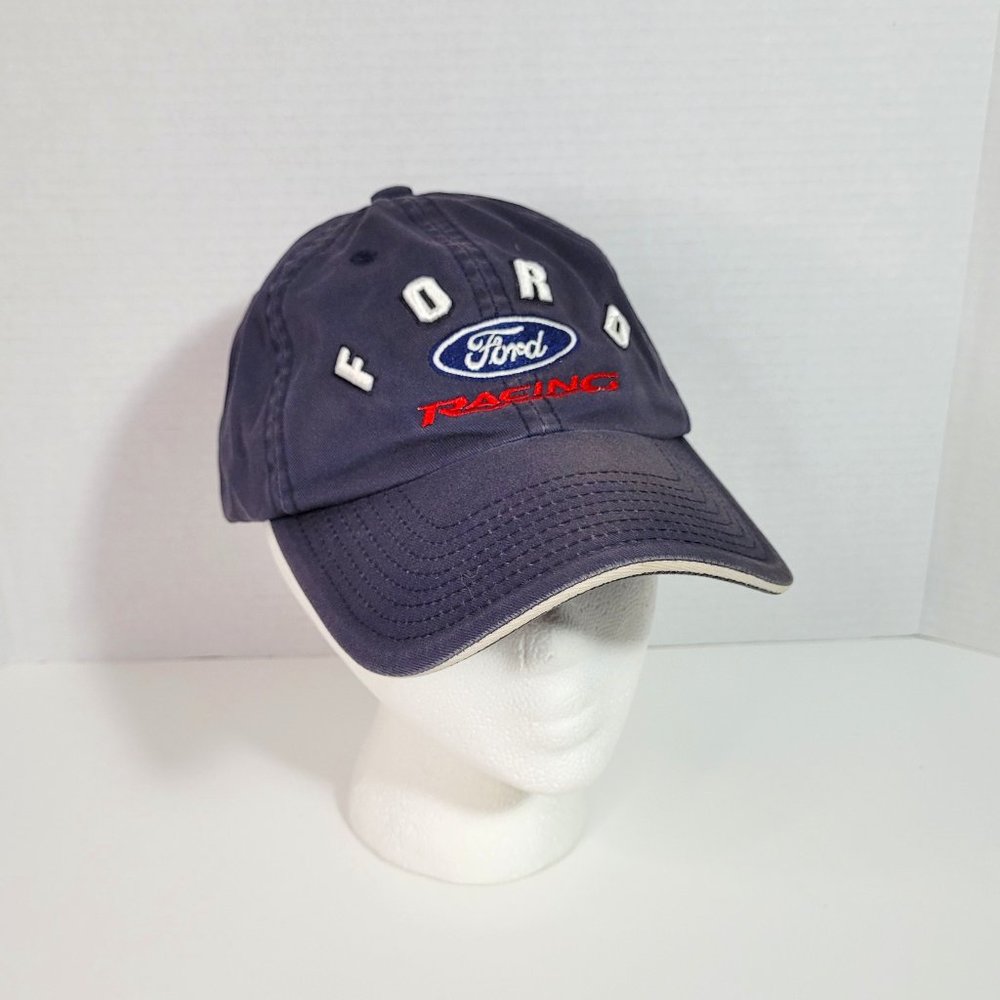 SportGear Ford Racing Nascar We Race To Win Adjustable back Hat Cap Rare